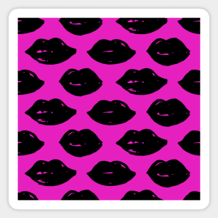 Lips Pattern Sticker